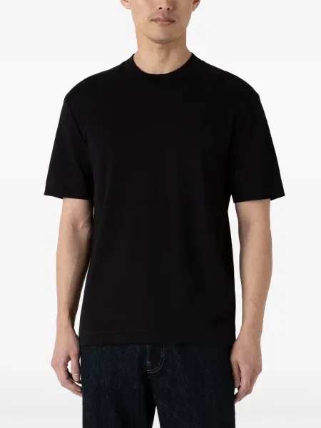 Tricou Sunspel din jerseu negru