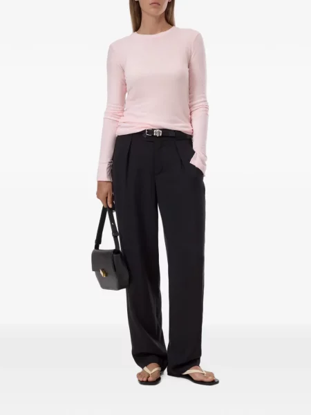 Lung tricou Closed roz