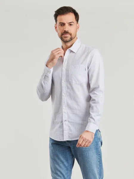 Džínsová košeľa Pepe Jeans biela