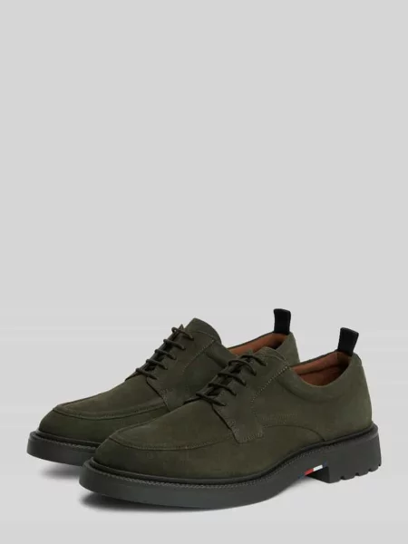 Tommy Hilfiger Półbuty Corporate Casual Sde Deck Shoe zielony