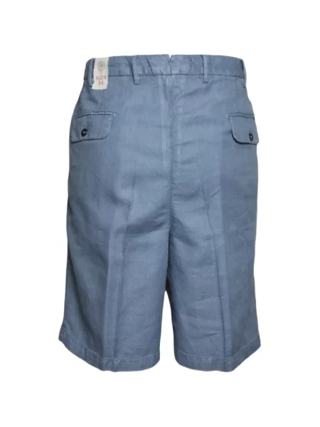 Pantaloni scurți L.b.m. 1911 cu model herringbone albastru