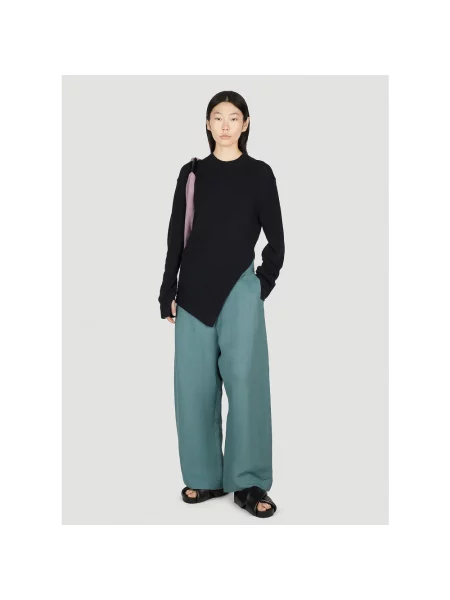 Sweter Studio Nicholson asymetryczny niebieski