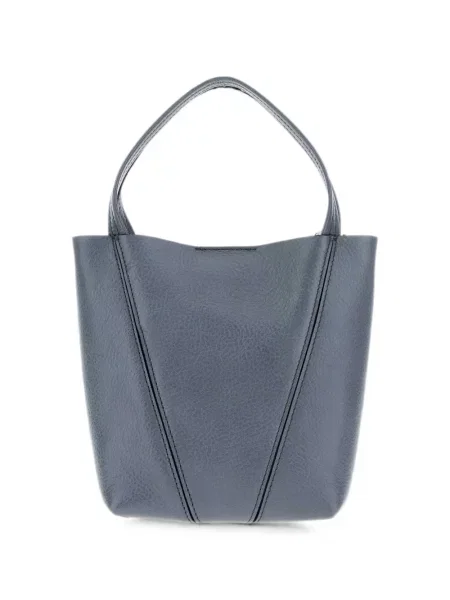 Geantă shopper Chloé din piele albastru