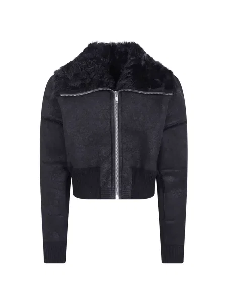 Decupat geacă Rick Owens negru