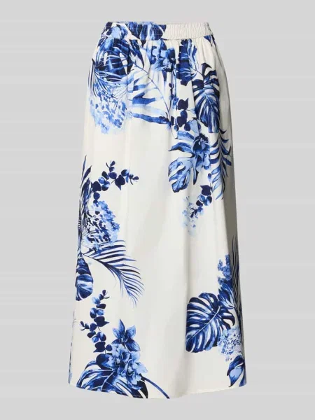Spódnica midi w wzór na całej powierzchni Model TROPICS' Fynch-hatton