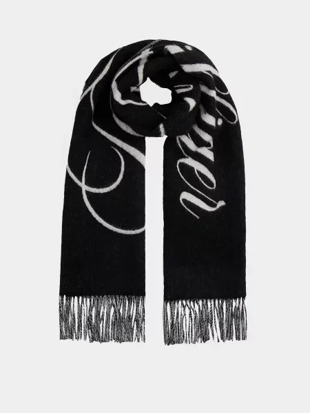 Tommy Hilfiger Шарф Вовна чорний