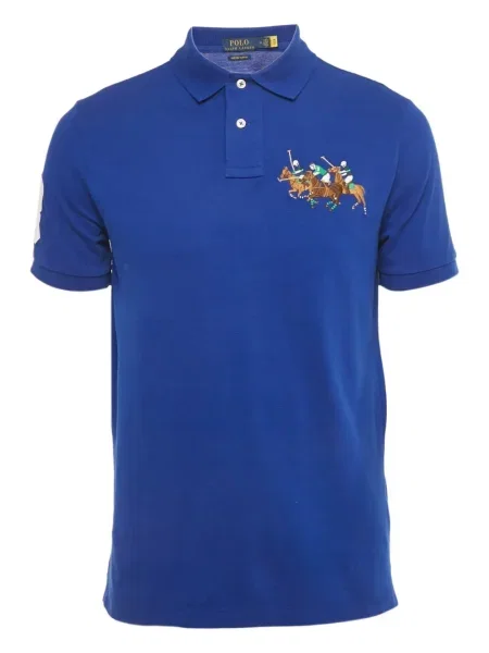 Polo Polo Ralph Lauren cu broderie alb