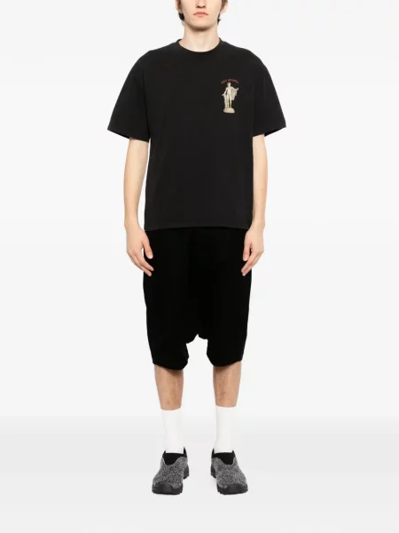 Tricou Melt cu decolteu în U negru