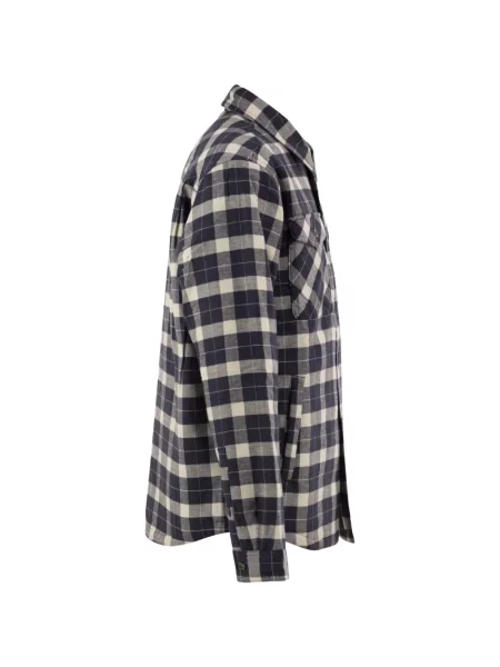 Cămașă Patagonia de flanelă albastru