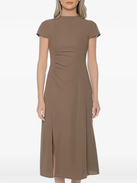Fodros midi ruha Armani Exchange barna