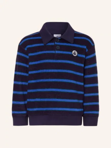 Petit Bateau Froté Polokošile tmavě / tmavě zelená modrá