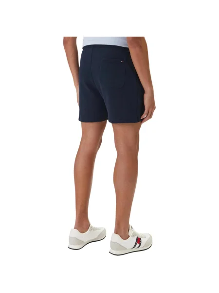 Tommy Jeans Nohavice námornícka / jasne červená / biela modrá