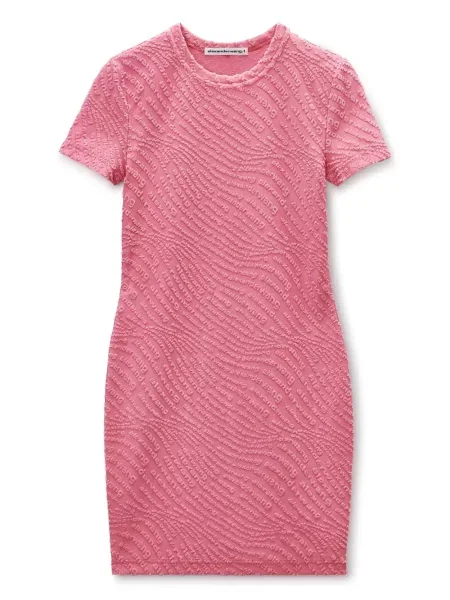 Rochie mini Alexander Wang scurtă de costum roz