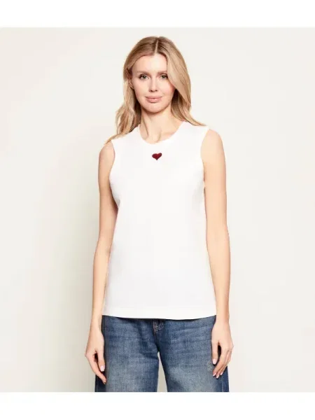Top Pinko alb