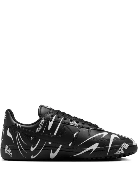 Trčanje tenisice Nike Mercurial visoki struk s V-izrezom crna