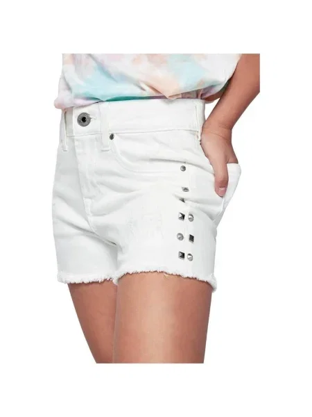 Gyerek denim ruha Pepe Jeans fehér