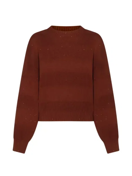 Pulover Brunello Cucinelli maro