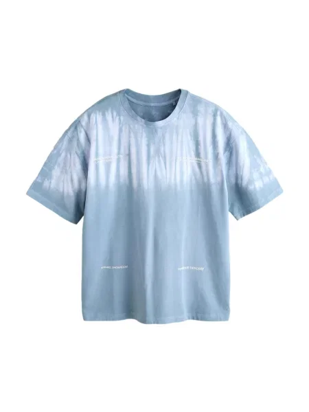 Next Tricou safir alb