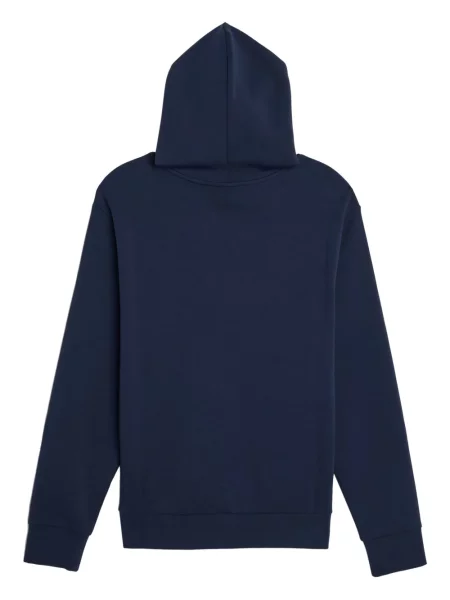 Haftowane сhinosy Polo Ralph Lauren z twillu do biegania niebieskie