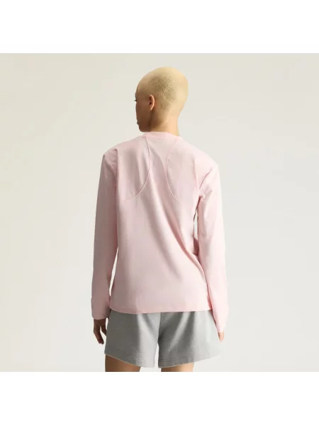 Koszulka z długim rękawem adidas by Stella McCartney różowa