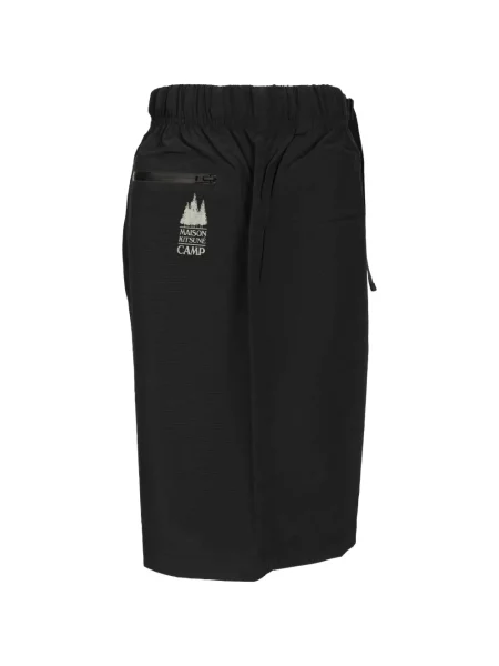 Pantaloni scurți Maison Kitsune cu imagine negru