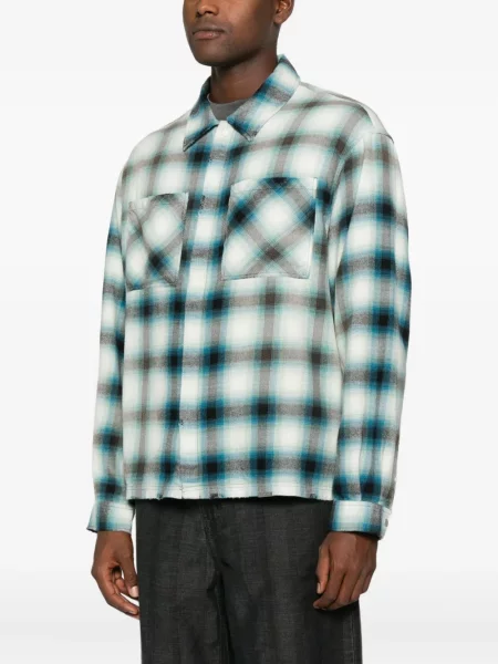 Kostkovaná košile Represent bílá