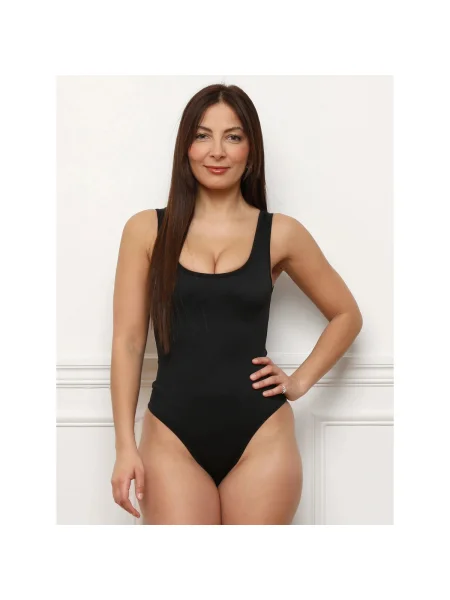 Top La Modeuse negru