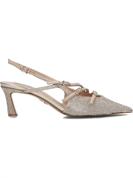 Czółenka Steve Madden z otwartą piętą żółta