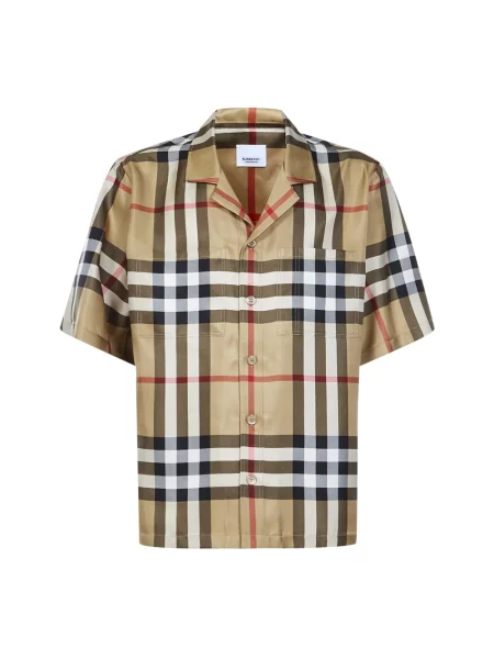 Koszula Burberry beżowa