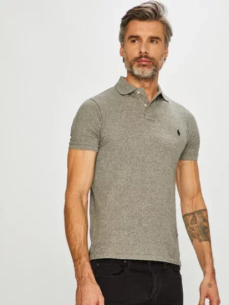 Polo Ralph Lauren Тениска с яка и сив