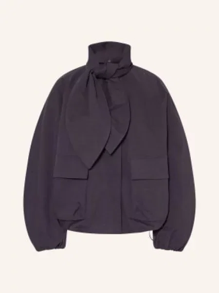 Rich & Royal Oversizedowa Bluza Z Odpinanym Kołnierzem blau