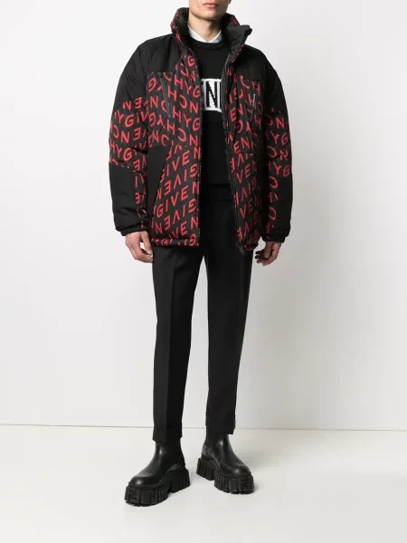 Reversibil geacă cu puf Givenchy cu imagine maro