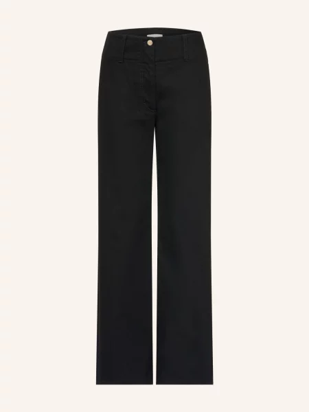 Claudie Pierlot Jeansy Wide Leg schwarz czarne