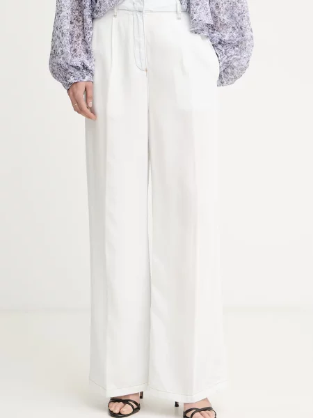 Patrizia Pepe Blugi | Relaxed fit alb