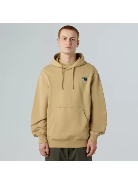 Hanorac bărbați The North Face Mountain Logo Relaxed cu glugă stone khaki