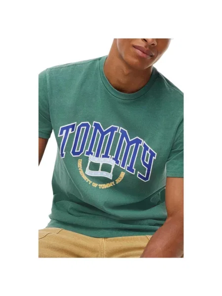 Tricou Tommy Hilfiger verde