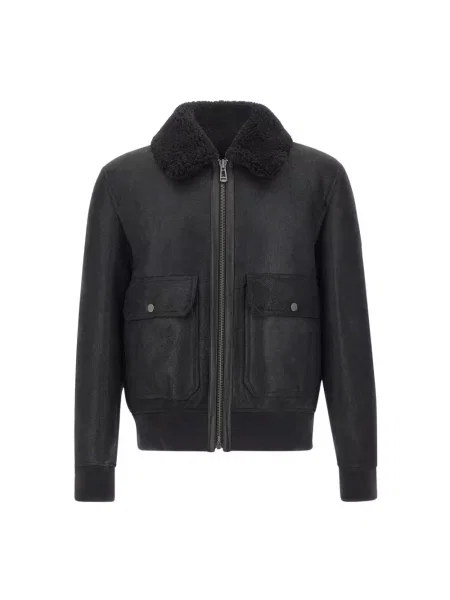 Kurtka skórzana Belstaff czarna