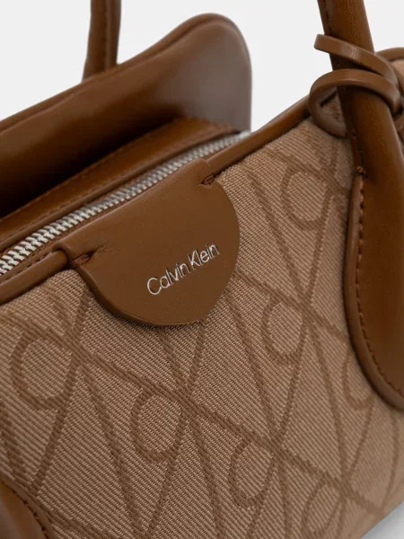 Calvin Klein Táska Emblem Trio Jacquard barna