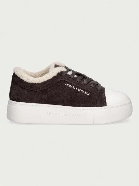 Pantofi Eax din piele maro