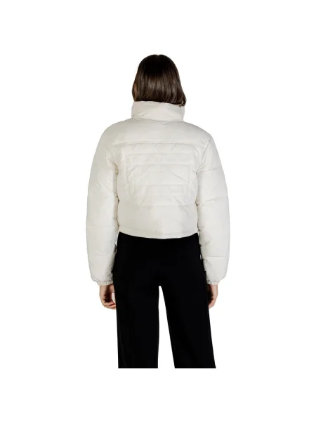 Decupat geacă de blugi Tommy Hilfiger alb