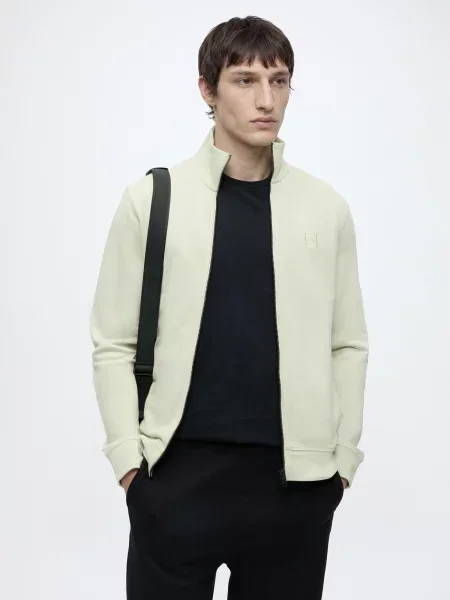 BOSS Hanorac Zestart pastel verde