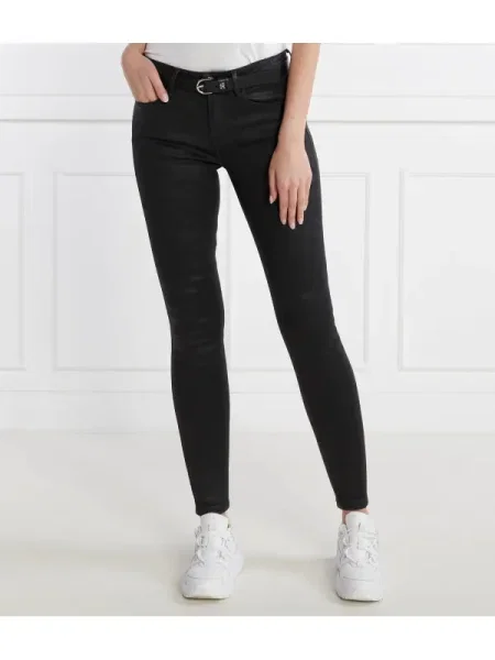Tommy Hilfiger Blugi FLEX COMO | Skinny fit negru