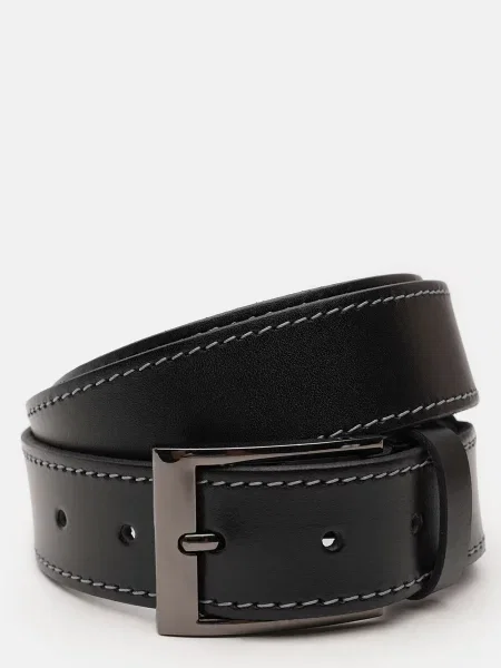 Кожаный ремень Borsa Leather черный