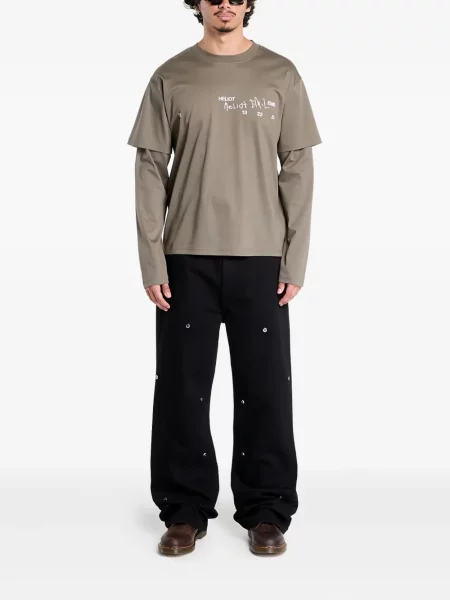 Tricou Heliot Emil cu imagine maro