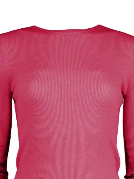 Haftowana koszulka Michael Kors Collection w kwiatki garniturowa różowa