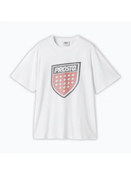 Tricou pentru bărbați PROSTO Infine white alb