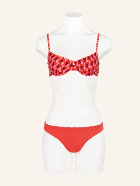 Seafolly Základní Bikiny Sorrento Oboustranné růžová / tmavě červená