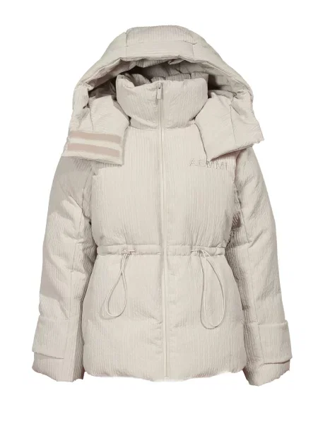 AEMMI Zimska jakna OVERSIZED RECYLED SYN-DOWN RIB PUFFER svijetlobež