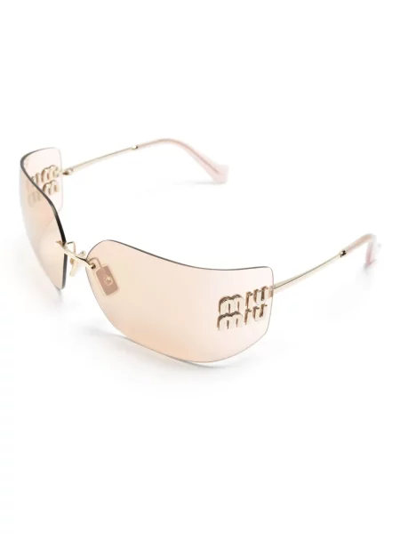 Saulės akiniai Miu Miu Eyewear auksinė