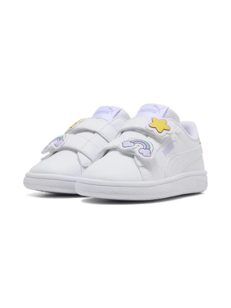 Sneakersy Puma Puma Smash Badges V Inf 10 biela